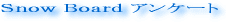 Snow Board アンケート