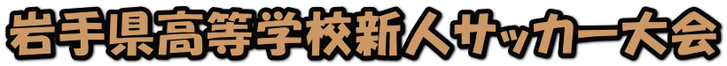 岩手県高等学校新人サッカー大会 