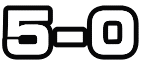 5-0 