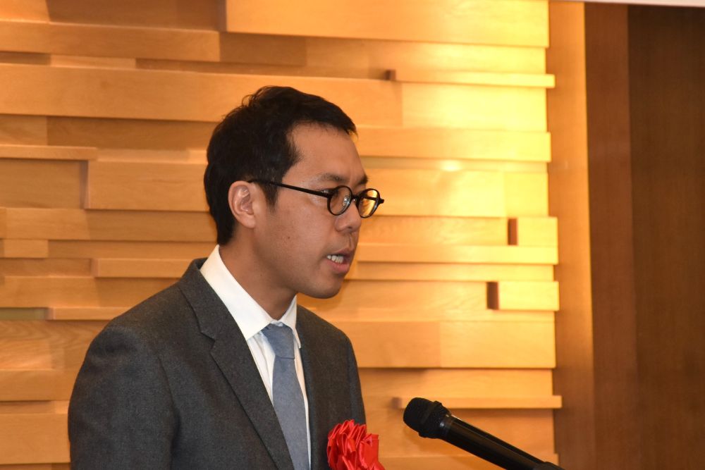 東北文化奨励賞受賞者代表挨拶