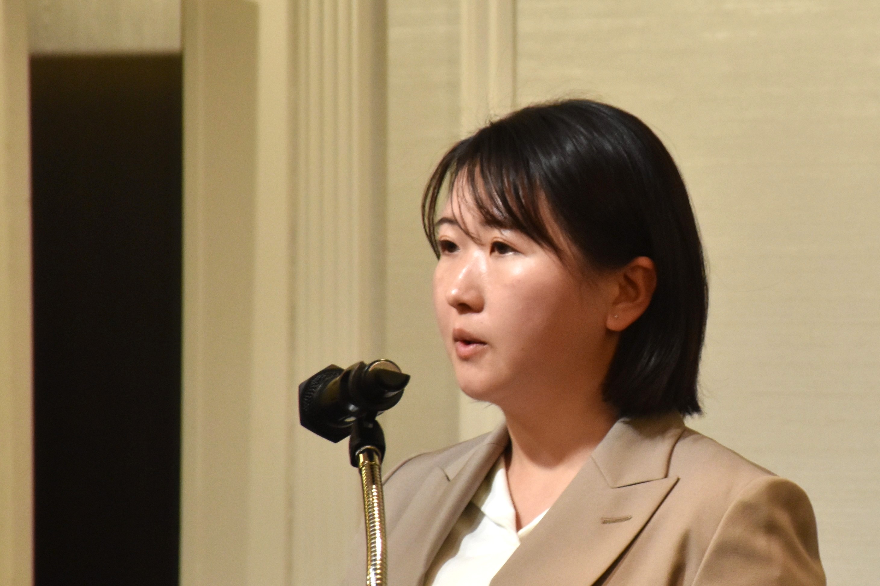 東北文化奨励賞受賞者代表挨拶