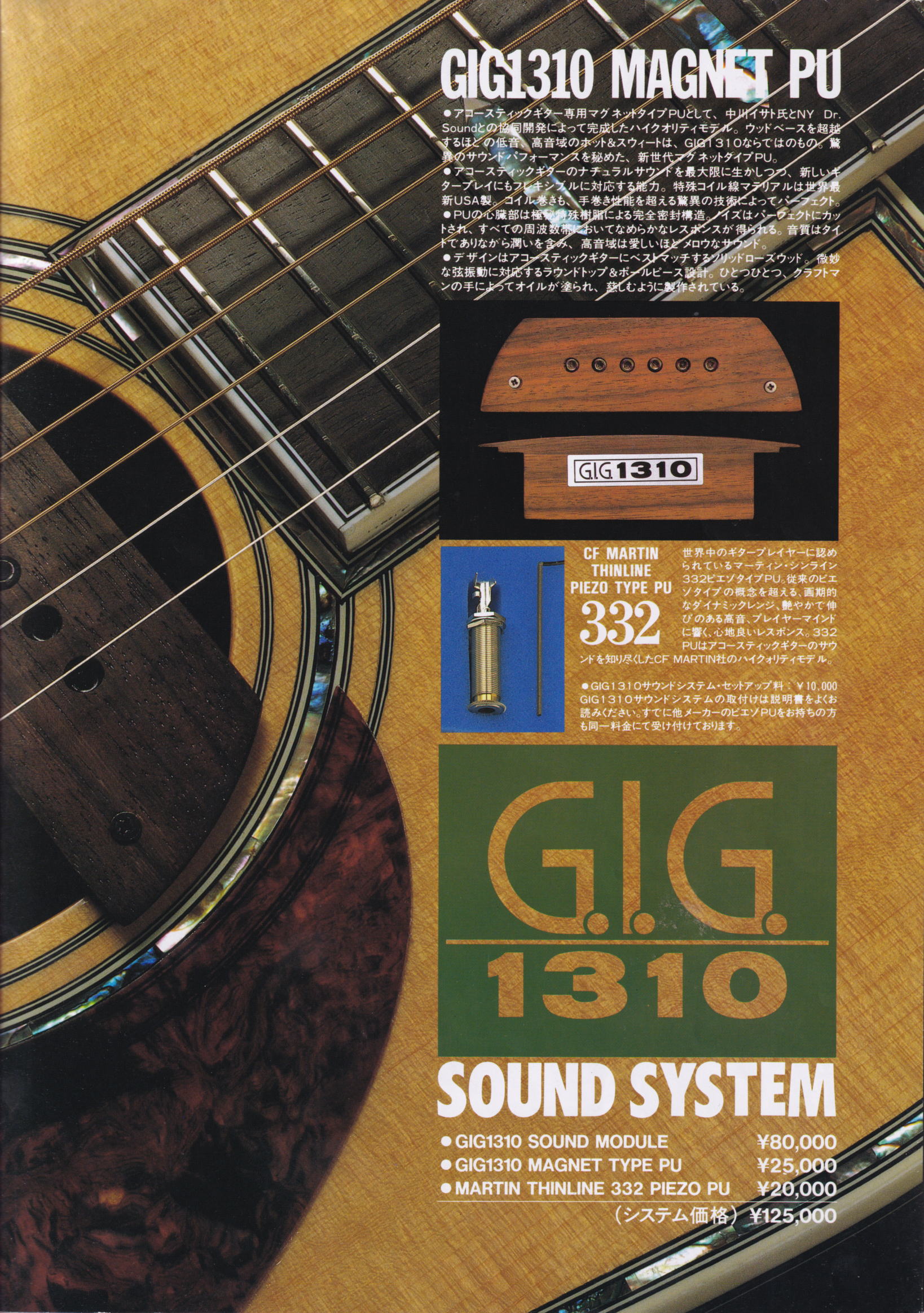 上品】 GIG1310 ギターピックアップ その他 - www.powertee.com