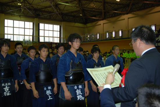中学生団体戦準優勝