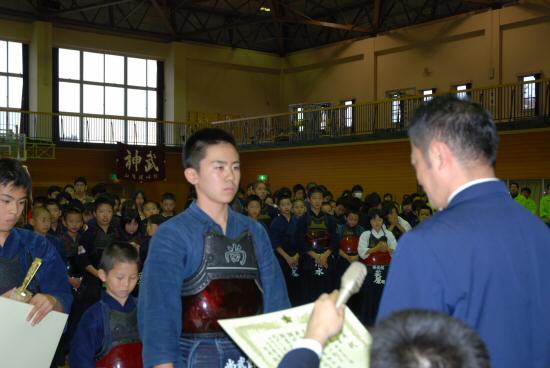 個人戦敢闘賞